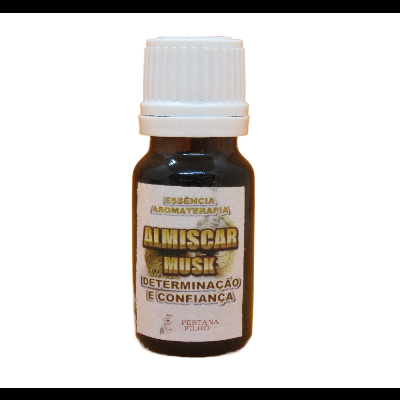 frasco pequeno de essência de aromaterapia Almísicar Musk