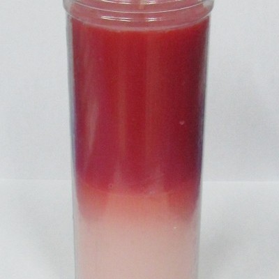 Vela de Copo - Vermelha e Branca