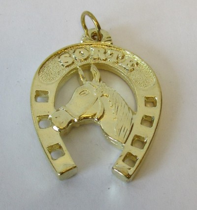 Ferradura Cavalo Dourada