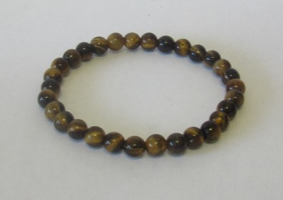 Pulseira Pedra Rolada - Olho de Tigre