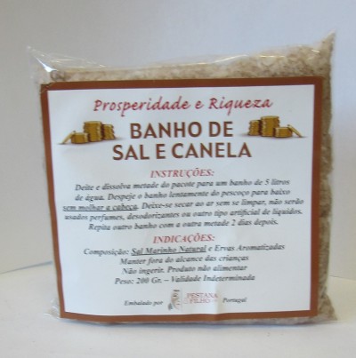 Banho de Sal e Canela