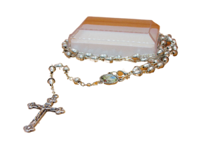 Terço Fátima Bolota Metal