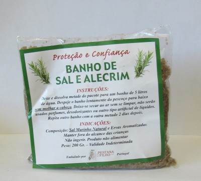 Banho de Sal e Alecrim