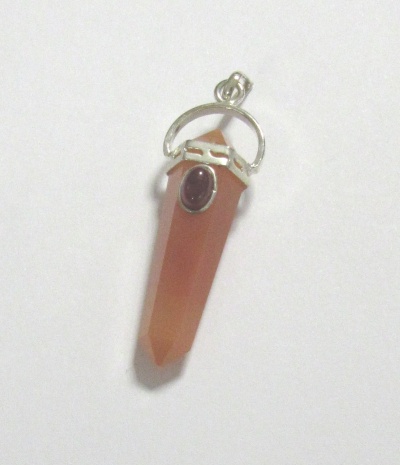 Pingente Calcita Laranja ponta