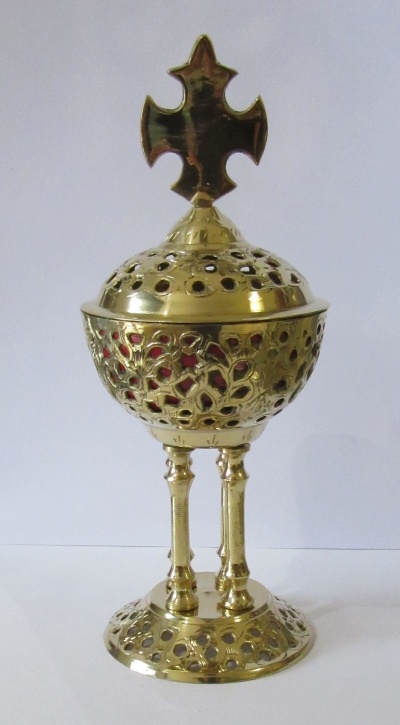 Turibulo de Mesa - cruz dourado