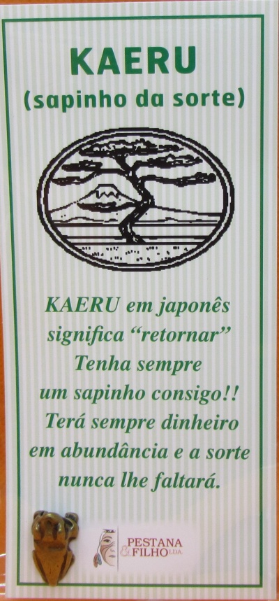 Kaeru (sapinho da sorte)
