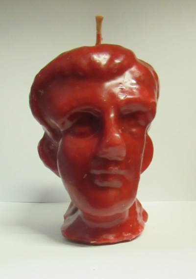 Vela Cabeça Homem Vermelha