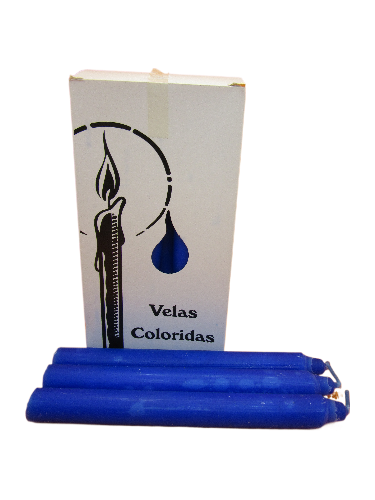Velas 20x20 Azul
