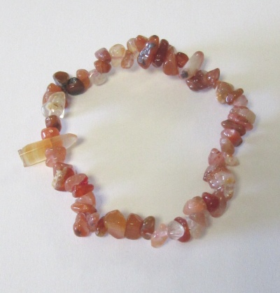 Pulseira Chip de Cornalina