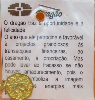 Pingente Dragão