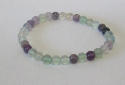 Pulseira Pedra Rolada - Fluorita