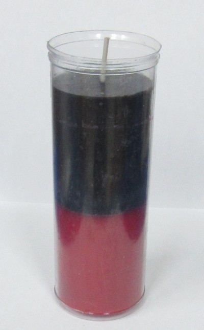 Vela de Copo - Preta e Vermelha