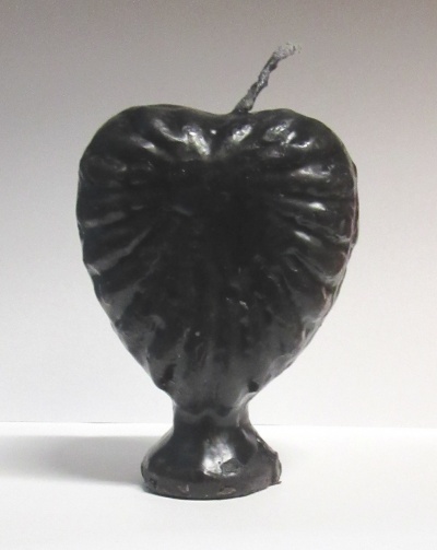 Vela Coração Preto