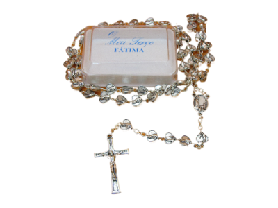 Terço Fátima Coração Metal