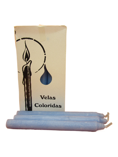 Velas 20x20 Azul Clara
