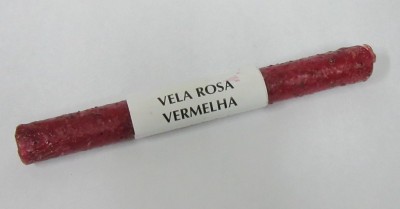Vela de Ervas - Rosa Vermelha
