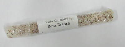 Vela de Ervas - Rosa Branca