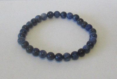 Pulseira Pedra Rolada - Sodalita