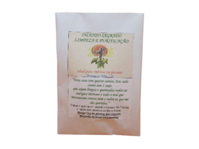 Incenso Sagrado Limpeza e Purificação