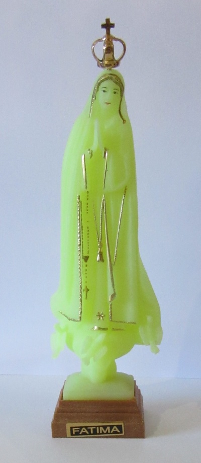 Nossa Senhora de Fátima - fluorescente 19cm