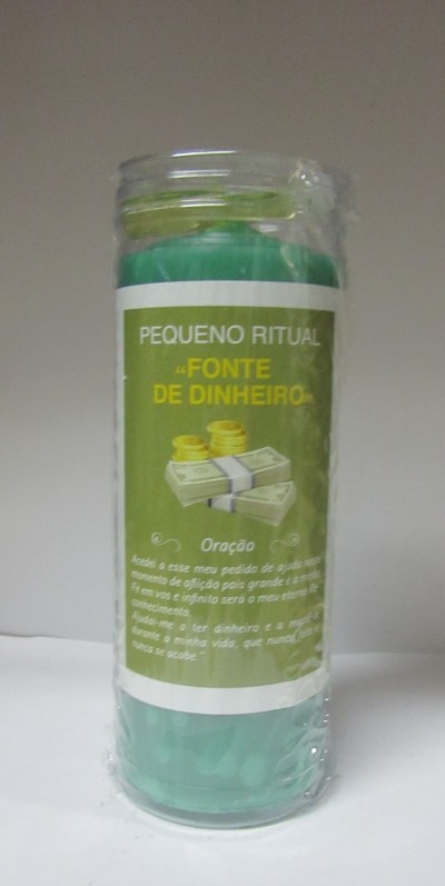 Vela Pequeno Ritual - Fonte de Dinheiro