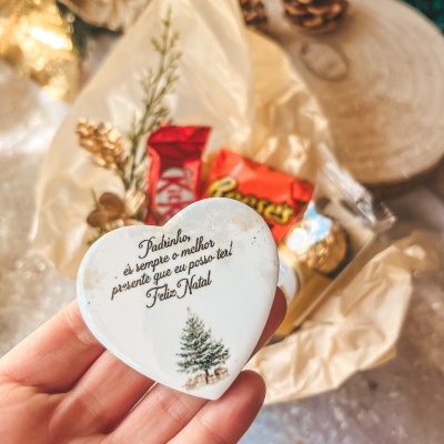 Caixa padrinho docinho natal