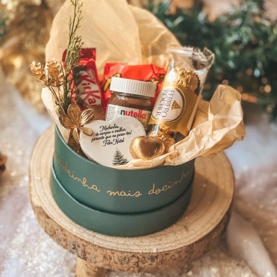 Caixa madrinha docinha natal
