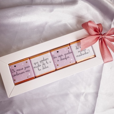 Napolitana convite madrinha