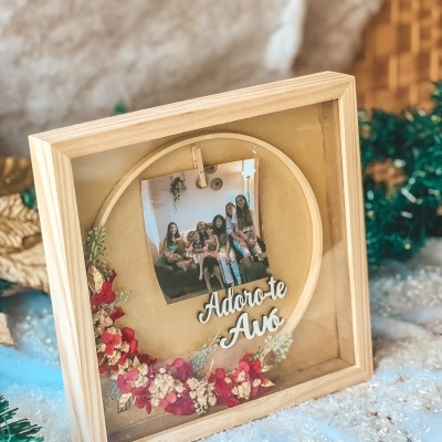 Moldura com FOTO E com LED