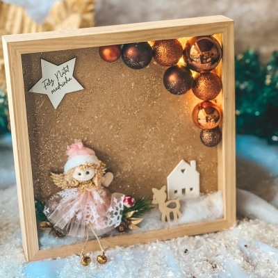 Moldura fada com LED