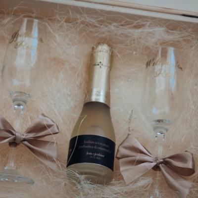 Caixa convite padrinhos tema viagem