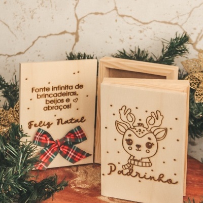 Moldura padrinho natal