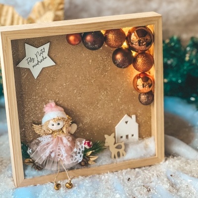 Moldura fada com LED