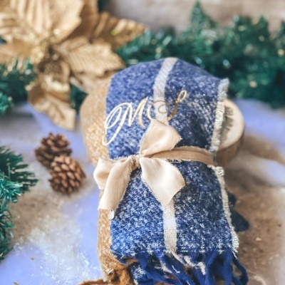 Tote bag com cachecol