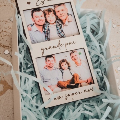 Caixa com íman PAI E AVÔ