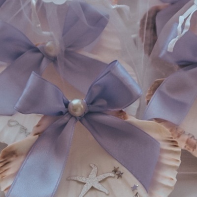 lembrança concha lilás