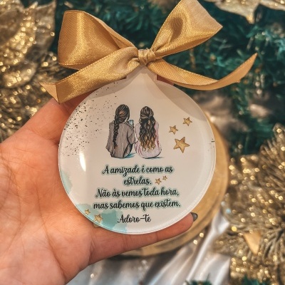 Bola de natal "Amizade"