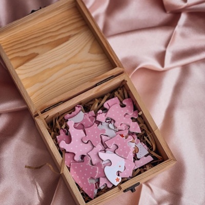 Puzzle pedido MADRINHA rosa