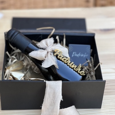 Caixa padrinho preta