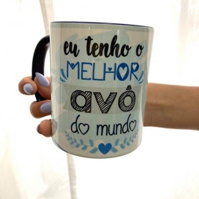 Caneca eu tenho o melhor avô