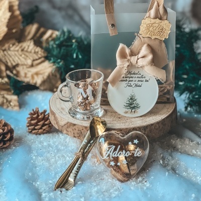 bolsa com chávena individual