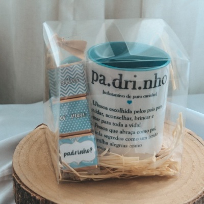 Conjunto Pedido Padrinho Caneca