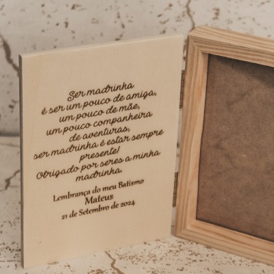 Moldura madrinha - batizado