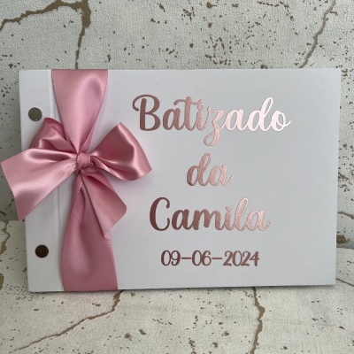 Livro de honra A5 rosa