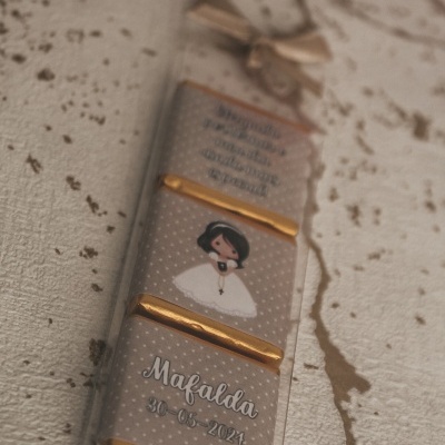 Lembrança 3 napolitanas comunhão