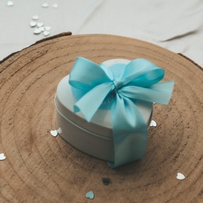 Caixa coração padrinho