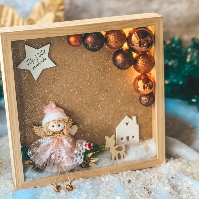 Moldura fada com LED