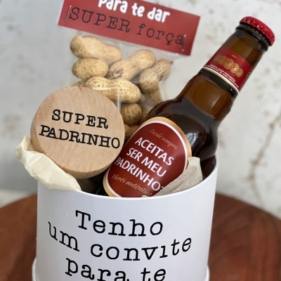 Caixa pedido super padrinho