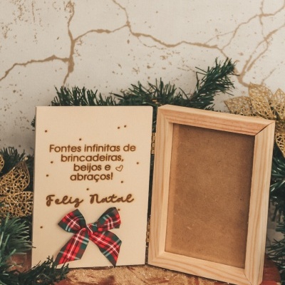 Moldura livro Natal avós