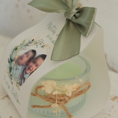 Lembrança vela com foto